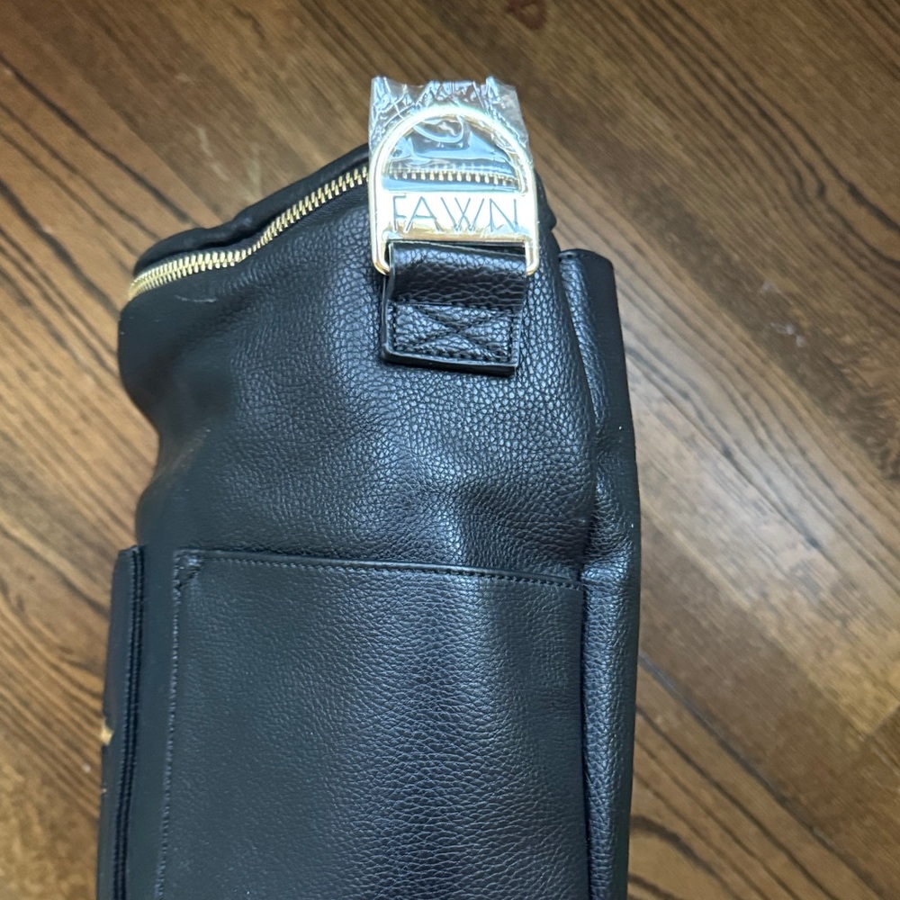 Fawn Design Black Diaper Backpack View 5